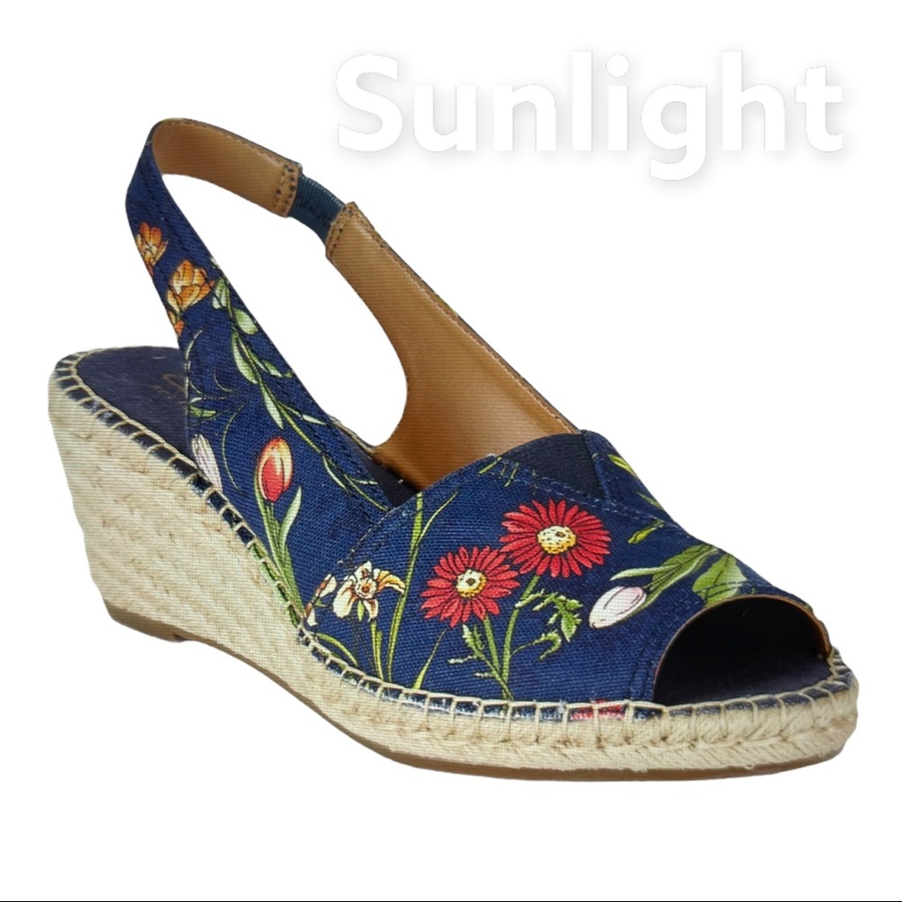 Clarks Artisan Petrina Rhea Espadrille Sandal SZ 8